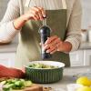 Sur La Table Spice Ratchet Mill Grinder with 5 Coarse settings, White(Black)