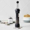 Sur La Table Spice XL Ratchet Mill Grinder with 5 Adjustable Coarse settings, 3/4 cup Capacity, Black(White)