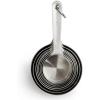 Sur La Table Stainless Steel Measuring Cups Set – 8 Nesting Cups from ¼ to 2 Cups – Durable 18/8 Steel with Easy-Open Ring, Space-Saving Design, Dishwasher