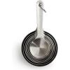 Sur La Table Stainless Steel Measuring Cups Set – 8 Nesting Cups from ¼ to 2 Cups – Durable 18/8 Steel with Easy-Open Ring, Space-Saving Design, Dishwasher