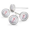 Sur La Table Stainless Steel Steak Button Thermometers, Silver