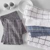 Sur La Table Washed Waffle Kitchen Towels – Set of 2 Ultra-Absorbent 28″ x 20″ Cotton Dish Towels with Soft Textured Weave, Non-Scratch, Machine Washable for Everyday Use, Charcoal(Charcoal)