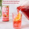 The Republic of Tea – Hibiscus Sangria Iced Herbal Tea, 8 Large Quart-Sized Iced Tea Pouches, Naturally Caffeine Free