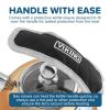 Viking 3-Ply Stainless Steel Tea Kettle, 2.6 Quart Stovetop Hot Water Pot with Tempered Glass Lid, Ergonomic Handle, Induction Ready, Slate and Blue(Rose Gold)