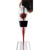 Vinturi Wine Aerator Pourer and Decanter for Red Wines Patented Design Perfectly Aerates Wines By The Glass or Bottle With Distinctive Sound, Includes No-Drip Base & Sediment Screen, Black