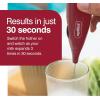 Zyliss Handheld Electric Milk Frother Wand – Versatile Drink Mixer – Frother for Coffee, Cappuccinos, Lattes or Shakes for Perfect Foam, Hot or Cold – Red(Red)