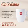 illy Whole Bean Coffee – Perfectly Roasted – Colombia Medium Roast – Smooth Taste, Notes of Fruit – Fruit Notes – 100% Arabica Beans – No Preservatives – 8.8 Ounce(Colombia Single Origin Medium Roast)