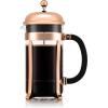 Bodum 34oz Chambord French Press Coffee Maker, High-Heat Borosilicate Glass, Stainless Steel, Copper – Made in Portugal(Copper)