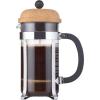 Bodum 34oz Chambord French Press Coffee Maker, High-Heat Borosilicate Glass, Stainless Steel, Copper – Made in Portugal(Cork)