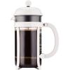 Bodum 34oz Chambord French Press Coffee Maker, High-Heat Borosilicate Glass, Stainless Steel, Copper – Made in Portugal(White)