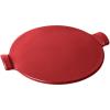 Emile Henry Round Pizza Stone 14.5″, Charcoal(Burgundy Red)