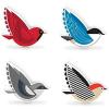 Genuine Fred Tweet Treats Bag Clips, Set of 4