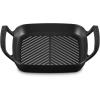 Le Creuset Alpine Outdoor Collection Enameled Cast Iron Square Grill Basket, 12″(Square Grill)