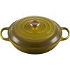 Le Creuset Enameled Cast Iron Signature Braiser, 3.5 qt., Cerise(Olive)