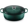 Le Creuset Enameled Cast Iron Signature Oval Dutch Oven, 9.5 qt., Cerise(Artichaut)