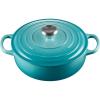 Le Creuset Enameled Cast Iron Signature Sauteuse Oven, 3.5 qt., Oyster(Caribbean)