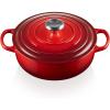 Le Creuset Enameled Cast Iron Signature Sauteuse Oven, 3.5 qt., Oyster(Cerise)