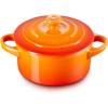 Le Creuset Stoneware Mini Round Cocotte, 8 oz., Caribbean(Flame)