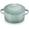 Le Creuset Stoneware Mini Round Cocotte, 8 oz., Caribbean(Sea Salt)