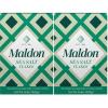 Maldon Salt, Sea Salt Flakes, 8.5 oz (240 g), Kosher, Natural, Unique Gourmet Pyramid Shaped Salt Flakes, Perfect for a Wide Range of Dishes, Hand-Harvested for Four Generations (Packaging May vary)(8.5 Ounce (Pack of 2))