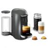 Nespresso Vertuo Plus Deluxe Coffee and Espresso Maker by Breville, Piano Black with Aeroccino Milk Frother(Titan)