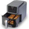 SUR LA TABLE KITCHEN ESSENTIALS 5-in-1 Compact 8-Quart Basket Air Fryer with Window for Easy Viewing, Digital Touchscreen Display with 10-Presets, Air Fry, Bake, Broil and Reheat in Minutes, 1500w(8 Quart)