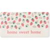 SUR LA Table Kitchen Essentials Zest Up Your Life Citrus Fruit Anti Fatigue Comfort Mat, Kitchen Mat, Standing Desk Mat, Non-Slip Backing, Yellow/Blue/Ivory, 20″x39″(Pink/Green/Cream)