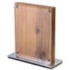Schmidt Brothers – Acacia Midtown Magnetic Knife Block, Acacia Hardwood and Acrylic Shield, Universal Cutlery Storage For 8-10 Knives(Acacia Midtown)