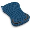 Sur La Table 3-in-1 Silicone Scrubber Sponge, Navy