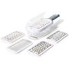Sur La Table 5-In-1 Grate & Slice Set, White