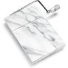 Sur La Table 5″x 8″ Marble Cheese Board and Slicer, Comes with 2 Replacement Wires, Gray