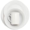 Sur La Table Bistro 24 Piece Porcelain Dinnerware Set includes Dinner Plates, Salad Plates, Cereal Bowls and Mugs, Service for 6, White – Microwave and Dishwasher