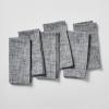 Sur La Table Chambray Napkins, Set of 6, Black(Black)