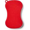 Sur La Table Dual-Action Silicone Sponge, Red