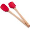 Sur La Table Flex-Core Mini Spatula and Spatula Spoon, Set of 2, Red(Red)