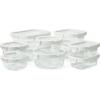 Sur La Table Glass Storage Containers, 20-Piece Set, Clear