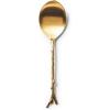 Sur La Table Gold Twig Serving Spoon