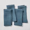 Sur La Table Linen Napkins, Set of 4, Blue(Deep Teal)