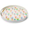 Sur La Table Melamine Ice Cream Round Tray, White