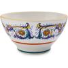 Sur La Table Nova Deruta Hand-Painted Ceramic Bowl – 5.5″ Colorful Italian Earthenware for Cereal, Rice, Salad & More, Made in Italy