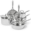 Sur La Table Signature Stainless Steel 10-Piece Cookware Set