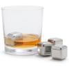 Sur La Table Stainless Steel Chilling Cubes, Set of 4, Silver