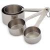 Sur La Table Stainless Steel Measuring Cups, Set of 4, Silver