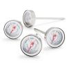 Sur La Table Stainless Steel Steak Button Thermometers, Silver