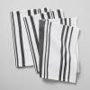 Sur La Table Striped Kitchen Towels, Set of 3, Blueberry(Sardine)