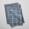 Sur La Table Washed Waffle Kitchen Towels – Set of 2 Ultra-Absorbent 28″ x 20″ Cotton Dish Towels with Soft Textured Weave, Non-Scratch, Machine Washable for Everyday Use, Charcoal(Dove Grey)