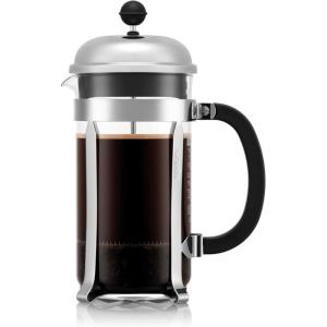 Bodum 34oz Chambord French Press Coffee Maker, High-Heat Borosilicate Glass, Stainless Steel, Copper – Made in Portugal(Polished)