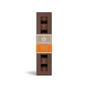 FRANS CHOCOLATES Smoked Salt Chocolate Caramels, 2.1 OZ