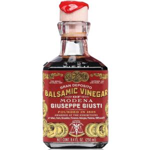 Giusti Italian Balsamic Vinegar of Modena IGP – 3 Gold Medals, Rich & Thick Gran Deposito Aceto Balsamico di Modena for Salads, Cheese & Finishing Touches, Made in Italy – 8.45 fl oz/250 ml -Pack of 1(8.45 Fl Oz (Pack of 1))