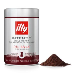 Illy Classico Ground Espresso Coffee, Medium Roast Roast With Notes Of Chocolate & Caramel, 100% Arabica, 8.8 Ounce (Pack Of 1)(Intenso Bold Roast Ground Drip)